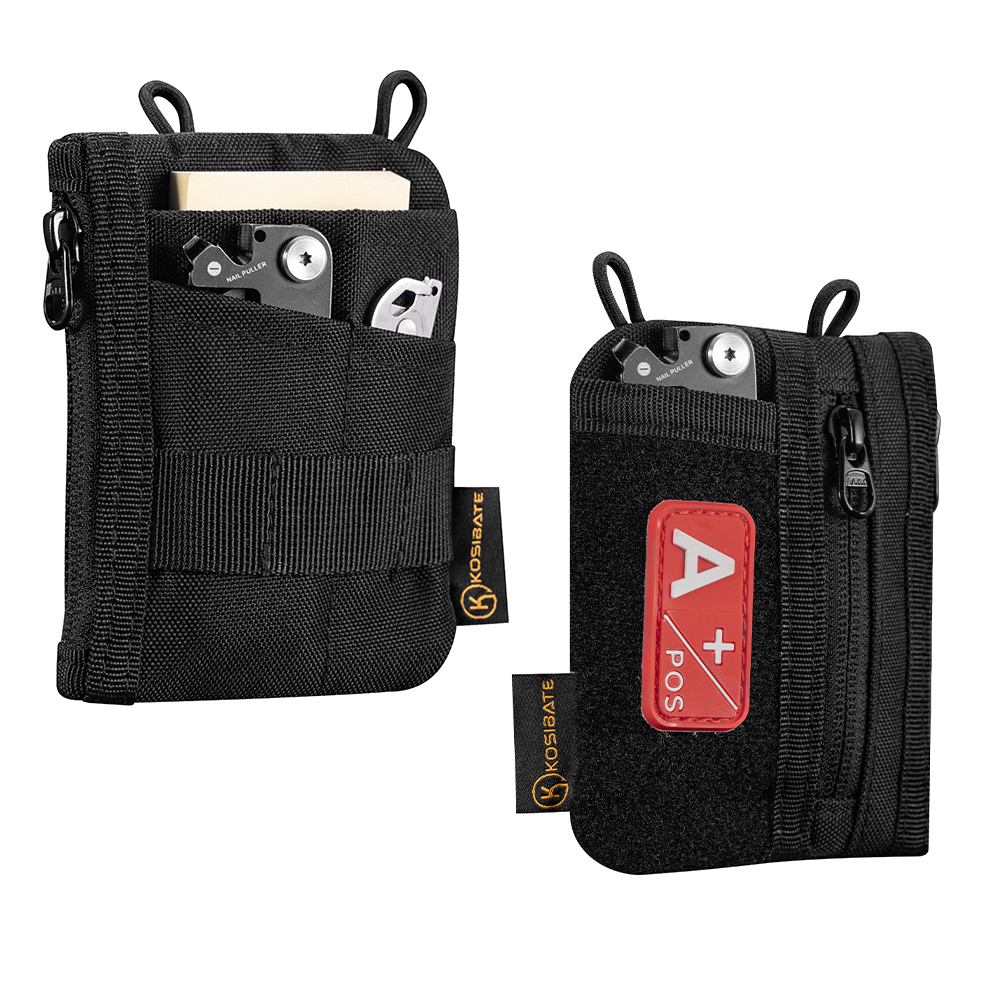 Edc Gear Every Day Carry - EDC-organizerzakje met doe-het-zelf-patchgebied voor dagelijks gebruik,