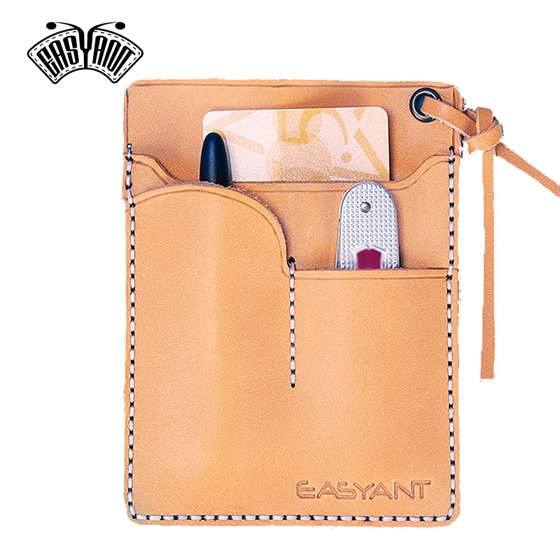 Multitool Credit Card - Fashion Trend Handgemaakte Plantaardig Gelooid Leer