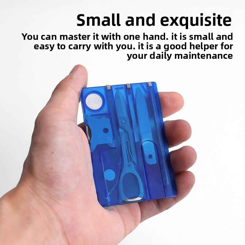 Multitool Credit Card - 12-in-1 zak Creditcard Draagbaar multitools Outdoor