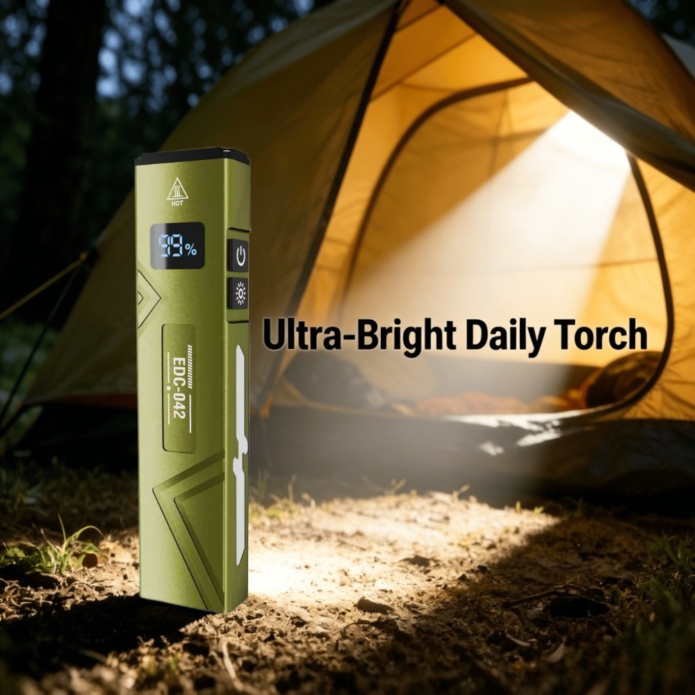 Edc Carry Clip - EDC-zaklamp Oplaadbaar UV-licht Magnetische penclip Werklamp