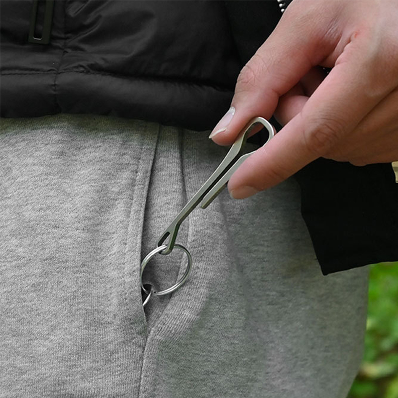 Edc Carry Clip - 73 mm lange fijne eenvoudige 304