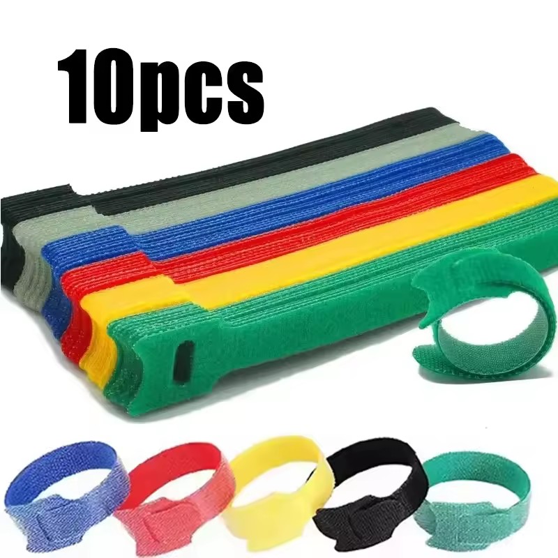 Gear Tie Reusable - 10-50 Stuks Multifunctionele Bevestigingskabels Banden Tape