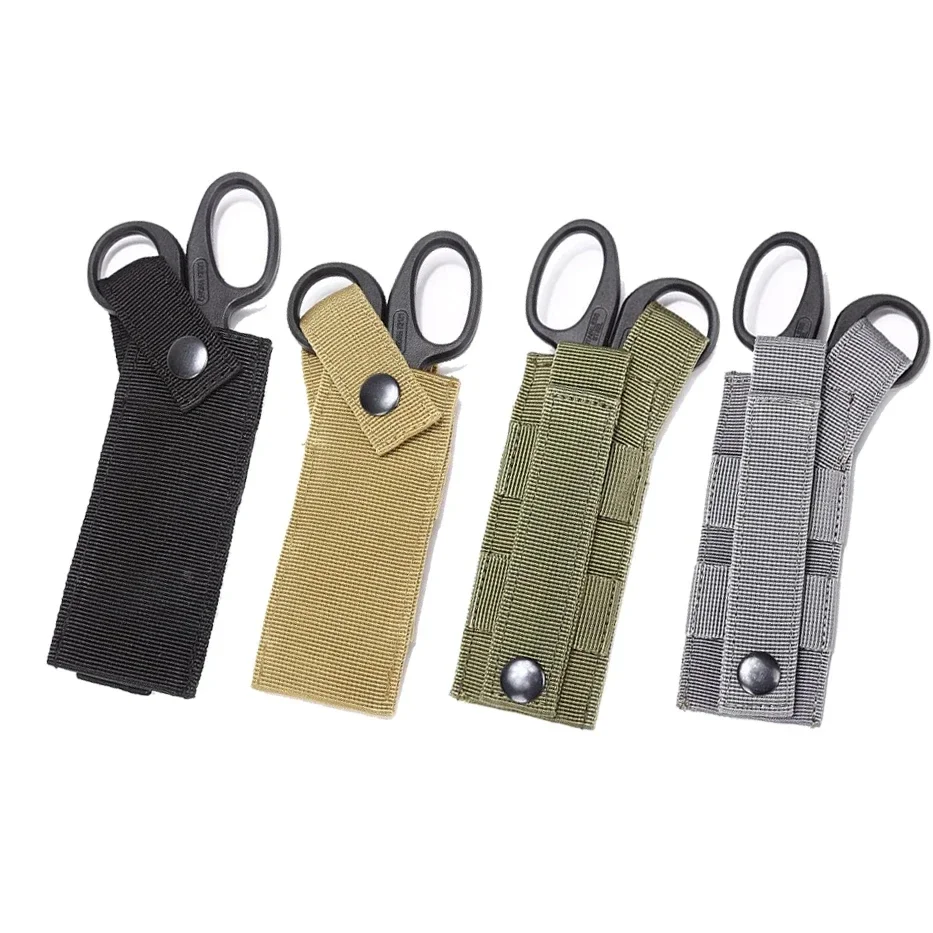 Edc Carry Holster - Tactische Molle Medische Schaar Pouch Zaklamp