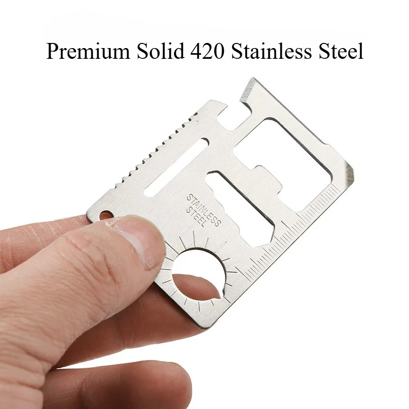 Multitool Credit Card - 1Pc EDC Creditcardmes Roestvrij staal Multifunctionele