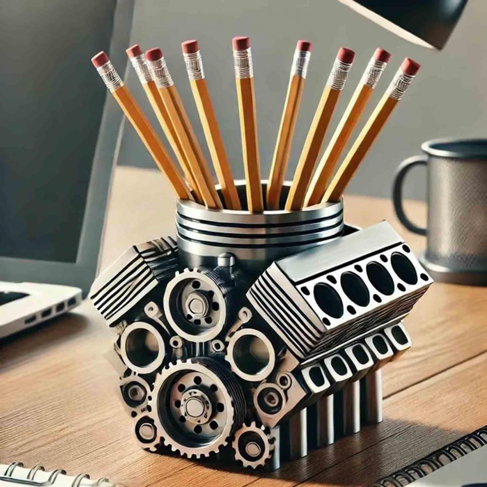 Edc Carry Pen - Penhouder Hars V8 Automotor Penhouder Unieke