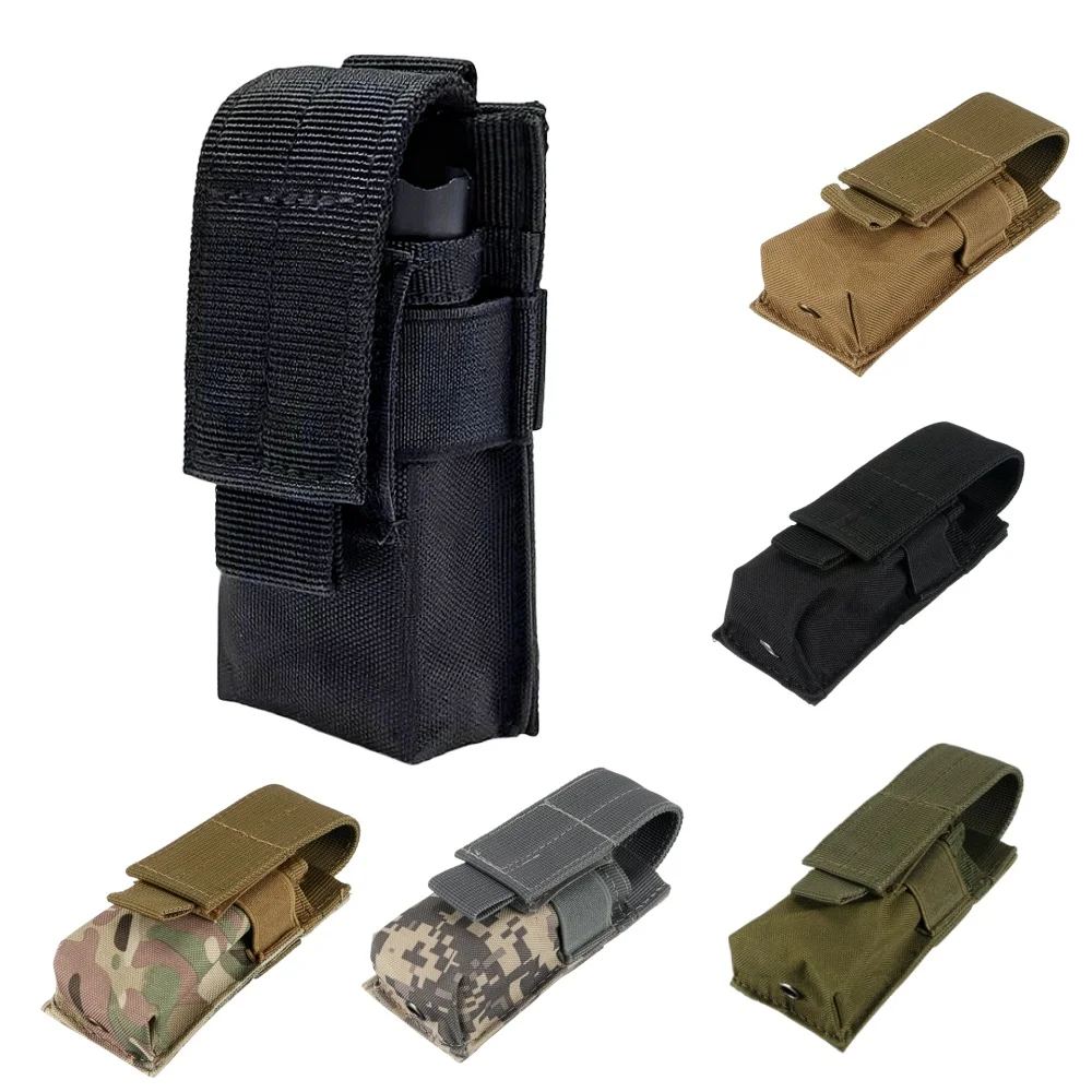 Edc Carry Holster - Molle Tactische M5 Zaklamp Pouch 9MM