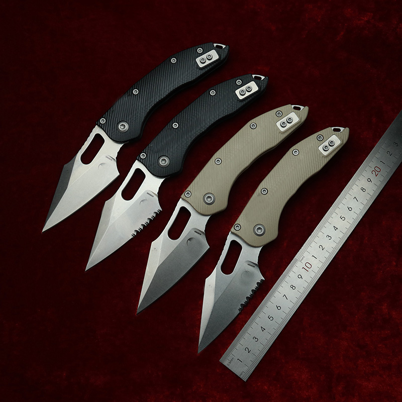 Edc Carry Clip - LEMIFSHE Handleiding Stitch Getextureerde G10 Handvat