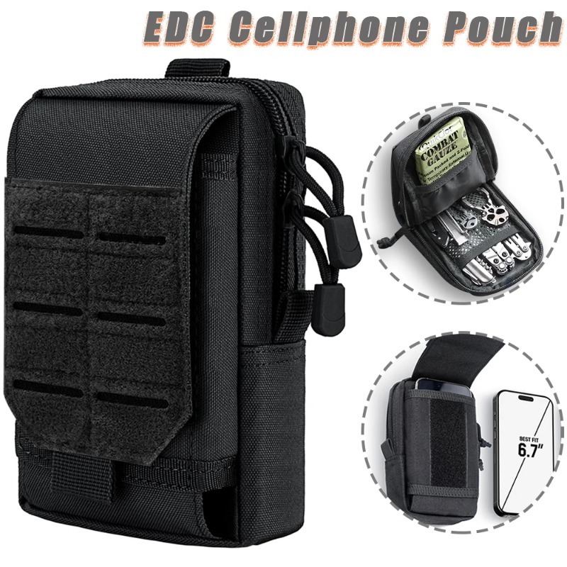 Edc Carry Holster - Tactische MOLLE EDC Utility heuptas &
