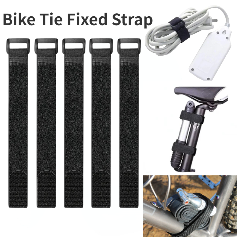 Gear Tie Reusable - 5 Stuks 2.5*30Cm Fiets Stropdas Vaste