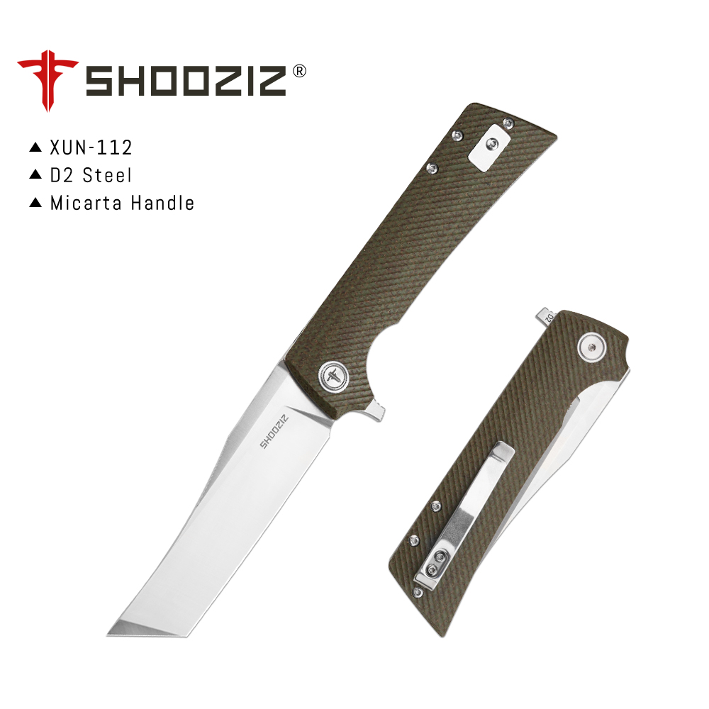 Shooziz XUN112 EDC-zakmes met  - Edc Carry Clip recensie en prijs