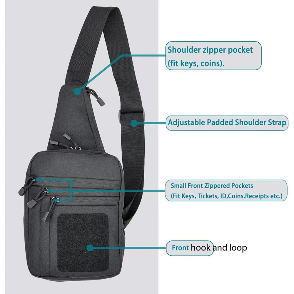 Tas voor mannen & vrouwen - ED - Edc Concealed Carry recensie en prijs
