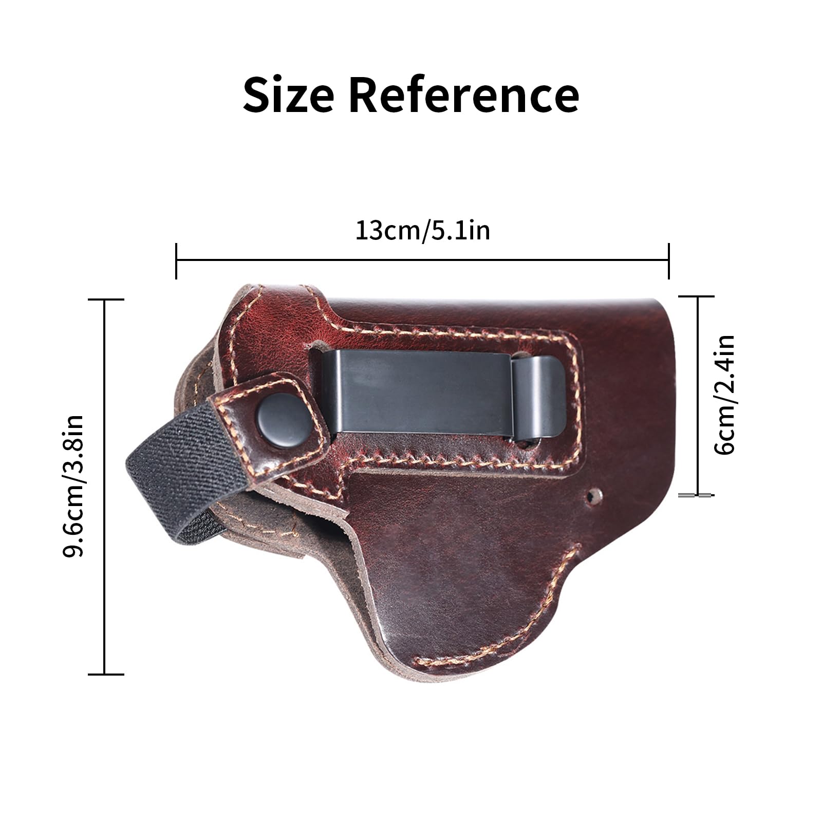 Tactische lederen verborgen ca - Edc Carry Belt Leather recensie en prijs