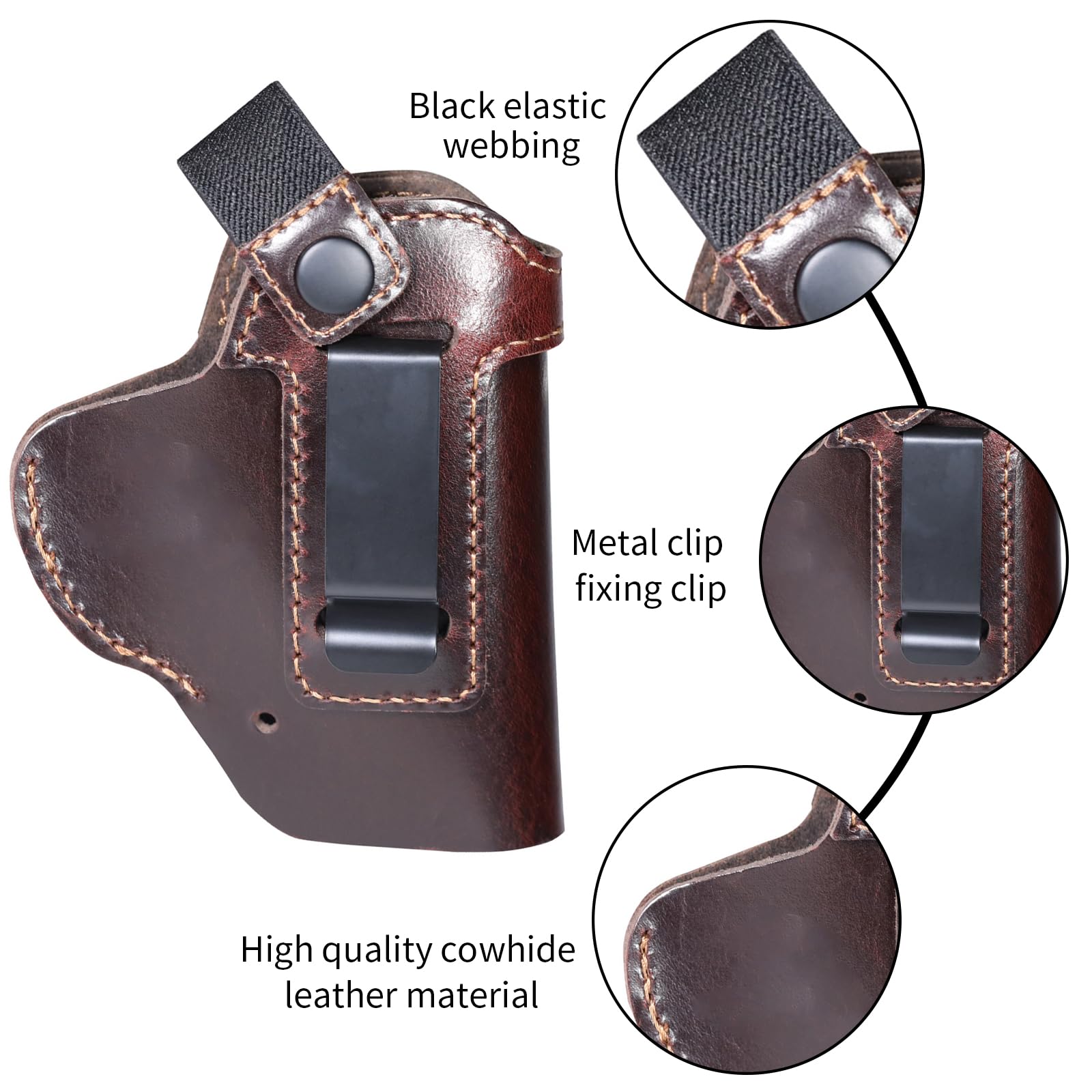 Tactische lederen verborgen ca - Edc Carry Belt Leather recensie en prijs