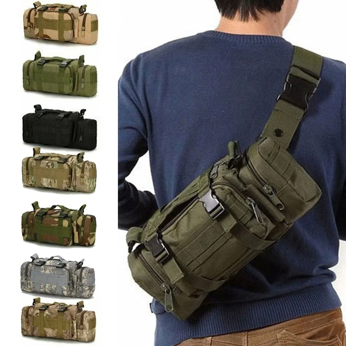 Duffel heuptas Molle waterdich - Edc Carry Bag For Men recensie en prijs