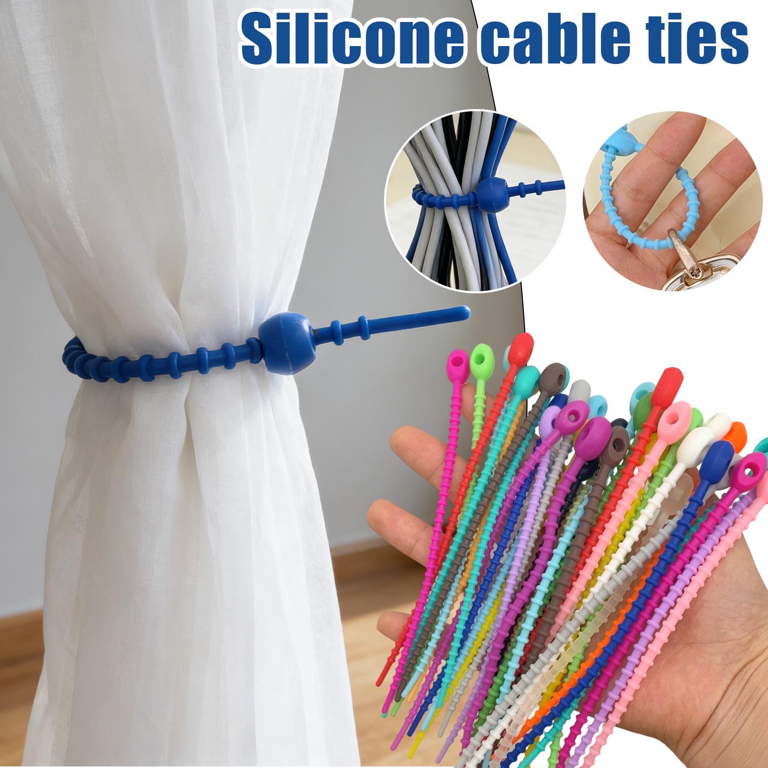 200 stks/partij Siliconen Herb - Gear Tie Reusable recensie en prijs