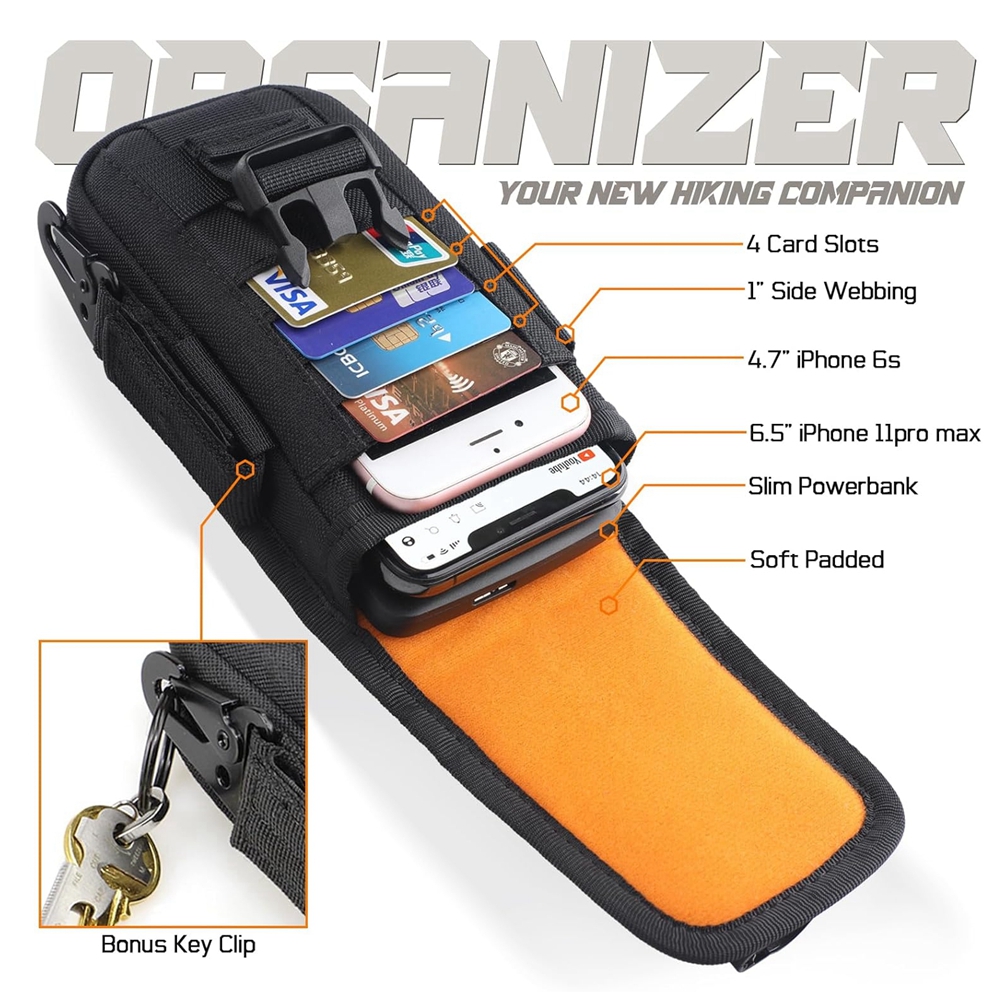 Tactische Telefoonhoes Molle,  - Edc Carry Holster recensie en prijs