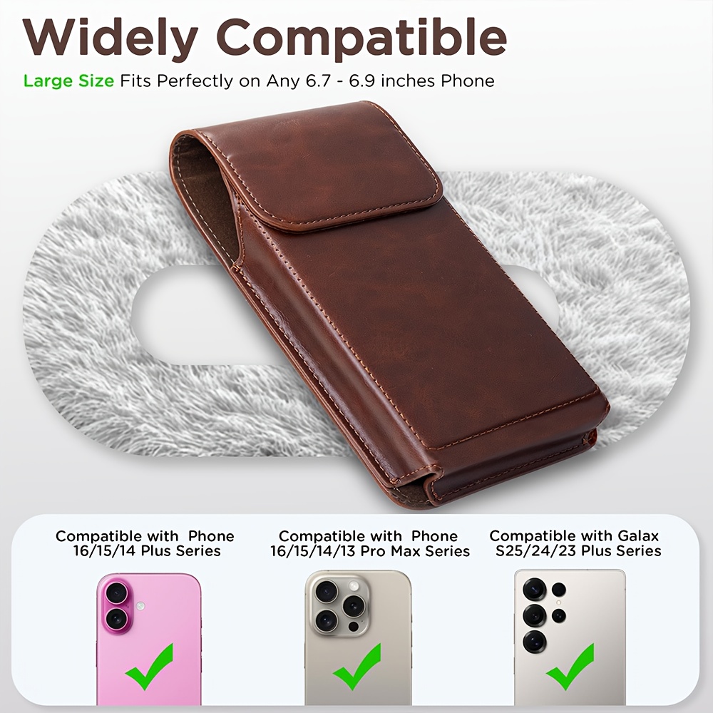 Premium kunstleren telefoonpor - Edc Carry Belt Leather recensie en prijs