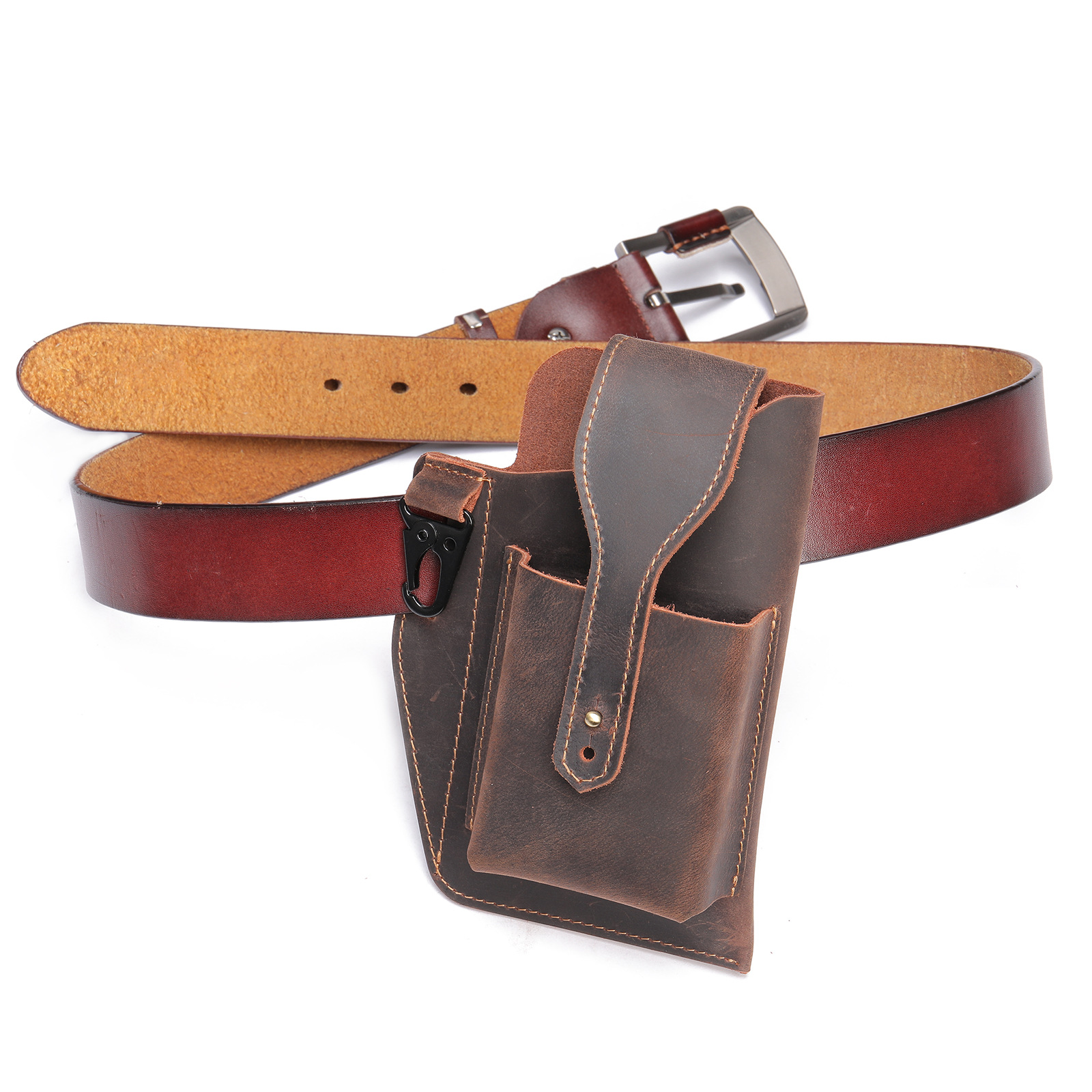 Crazy Horse lederen telefoonho - Edc Carry Belt Leather recensie en prijs