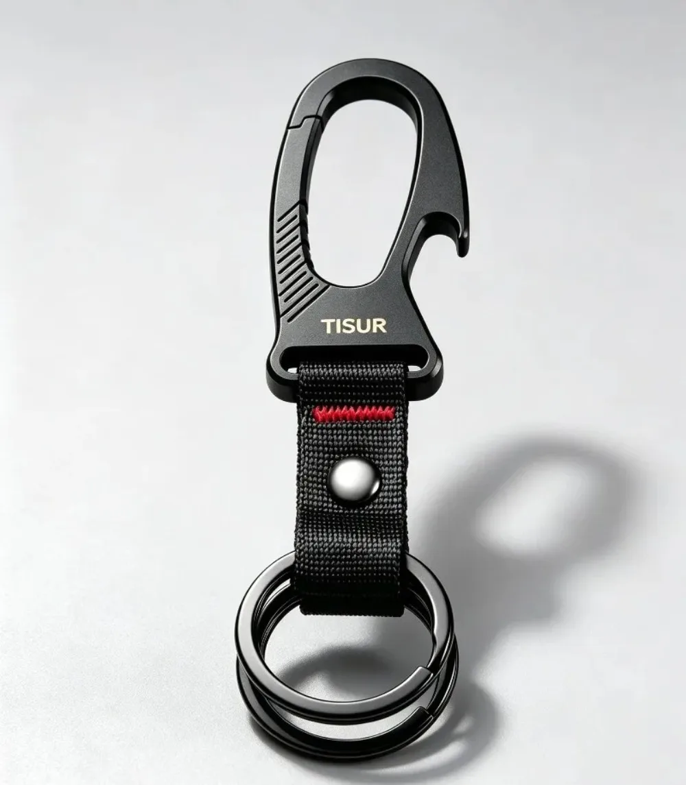 Titanium karabijnhaak sleutelh - Edc Carry Clip recensie en prijs