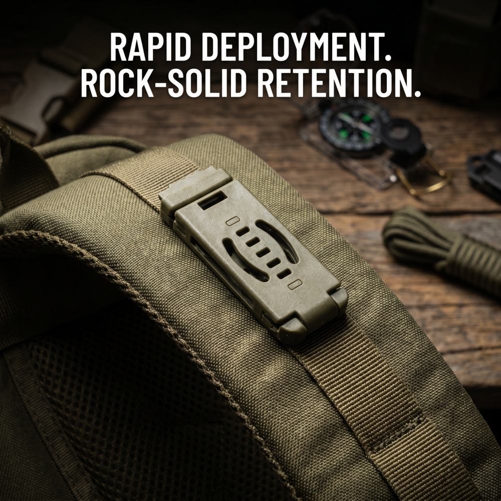 DIY Kydex Holster MOLLE Rugcli - Edc Carry Clip recensie en prijs