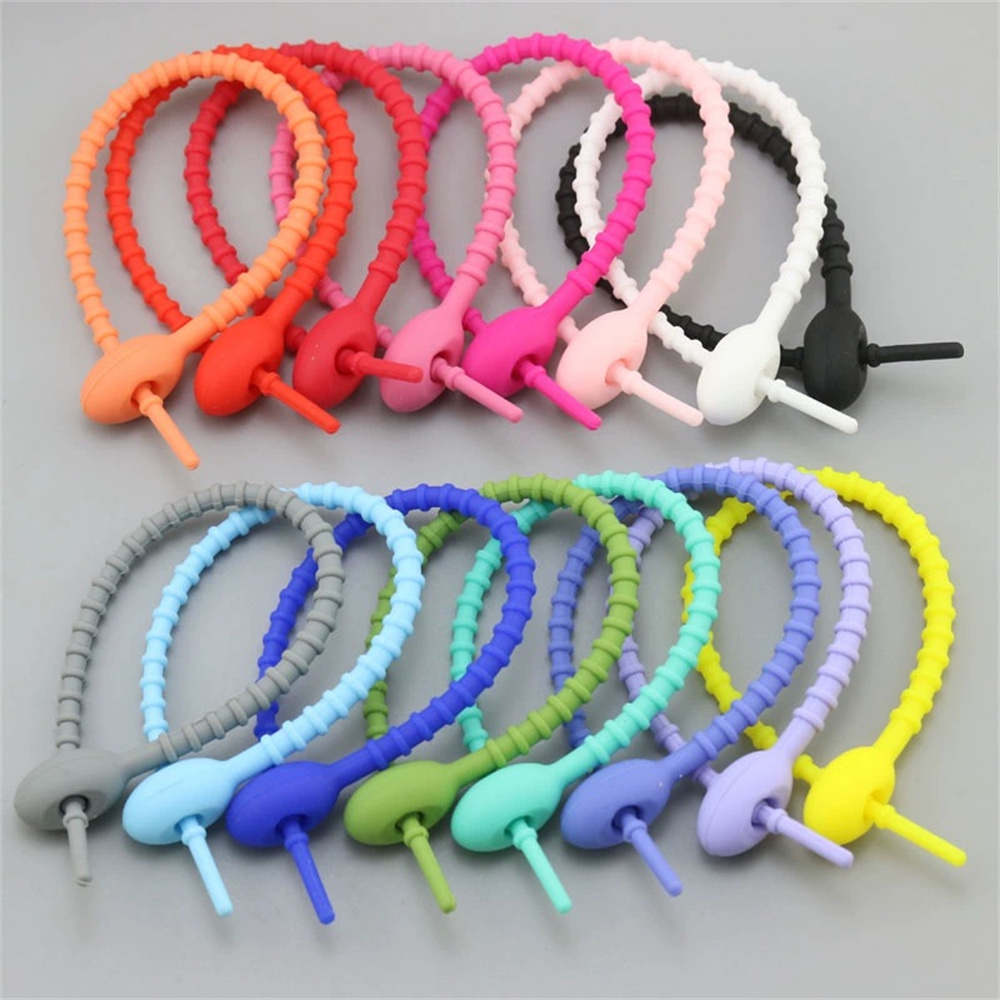 10 stks/partij Multi Color Sil - Gear Tie Reusable recensie en prijs