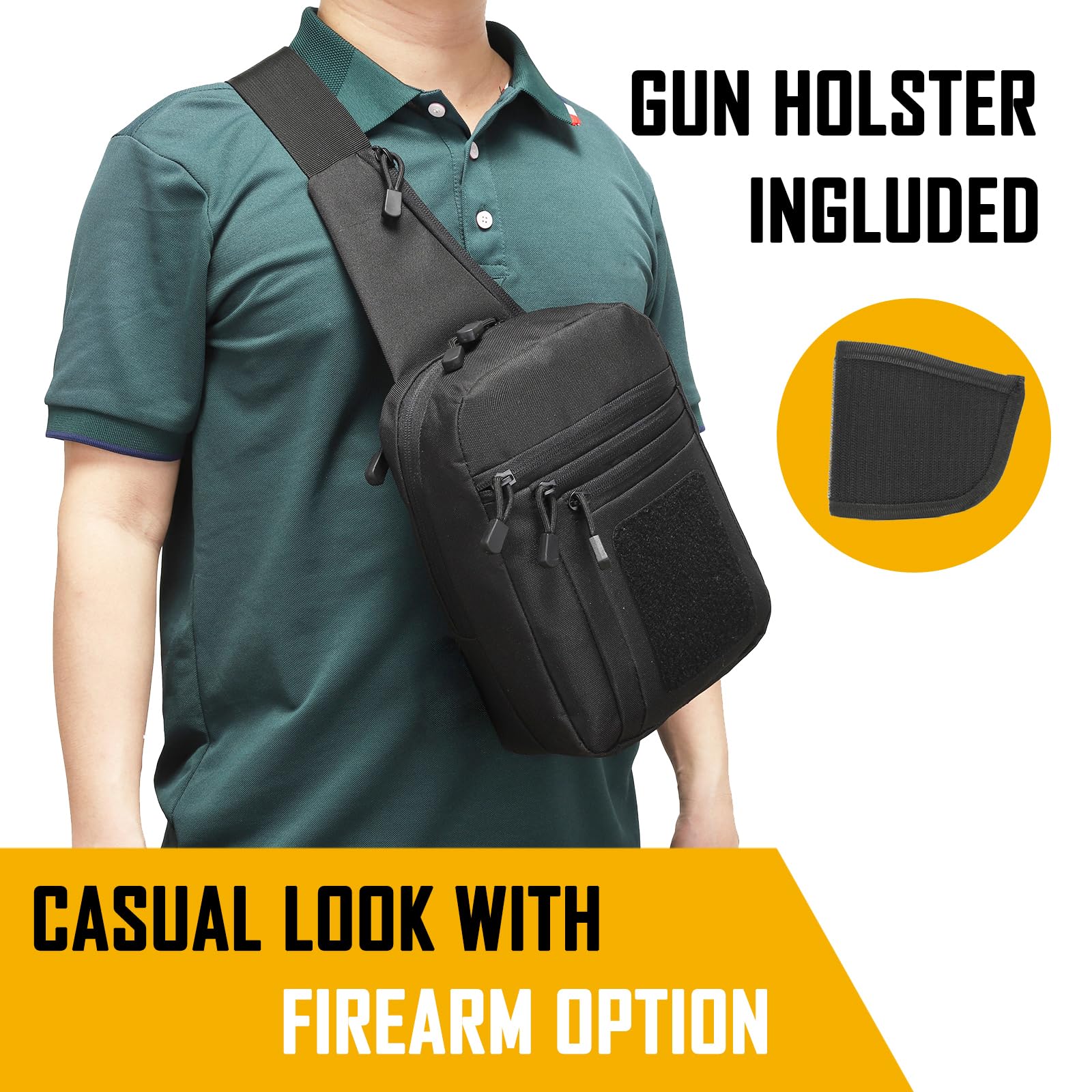 Verborgen draagtas Crossbodyta - Edc Concealed Carry recensie en prijs